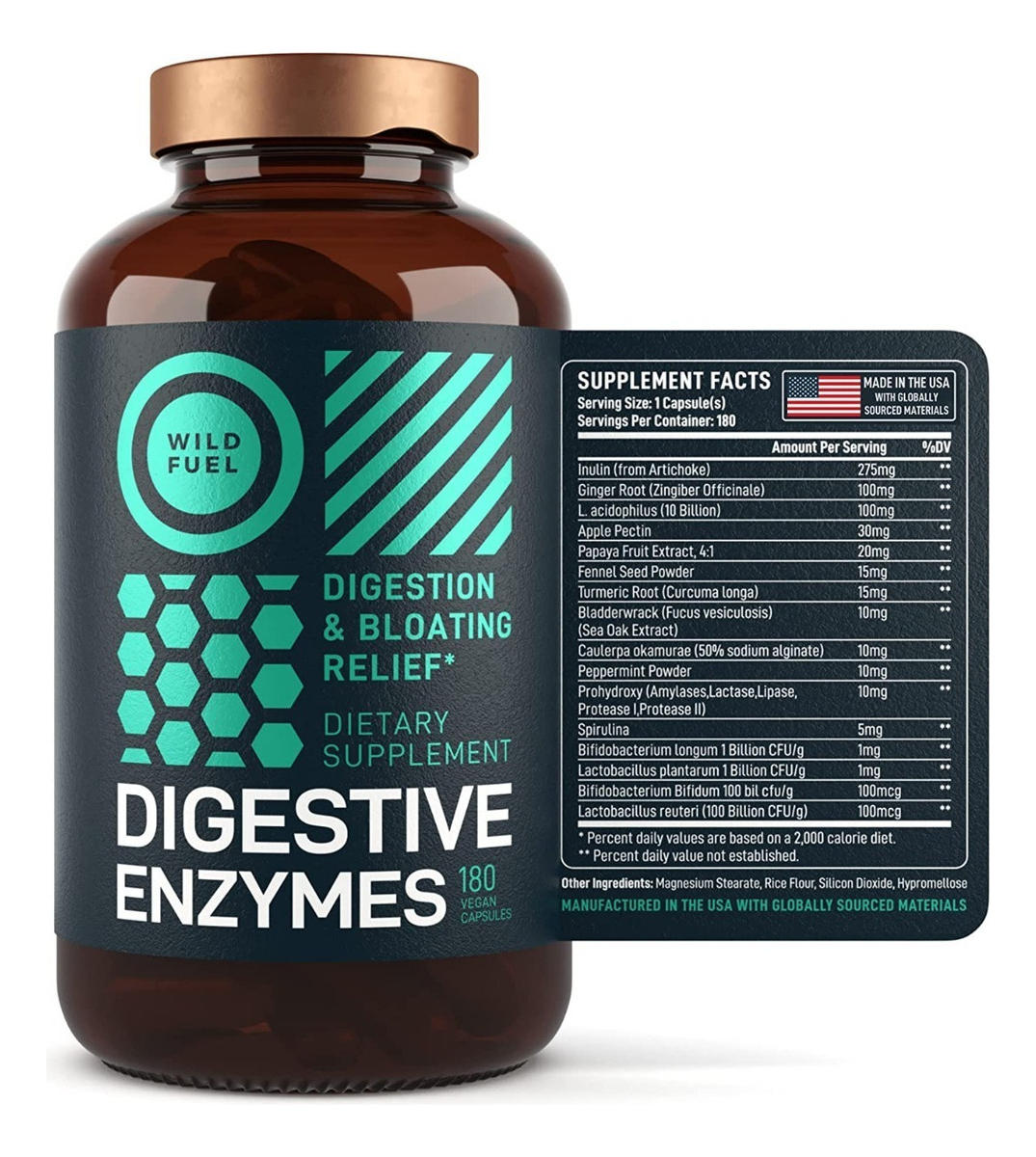 Salud y Equipamiento Médico - Enzimas Digestivas Wild Fuel - Uni - Unidad A $1530 1