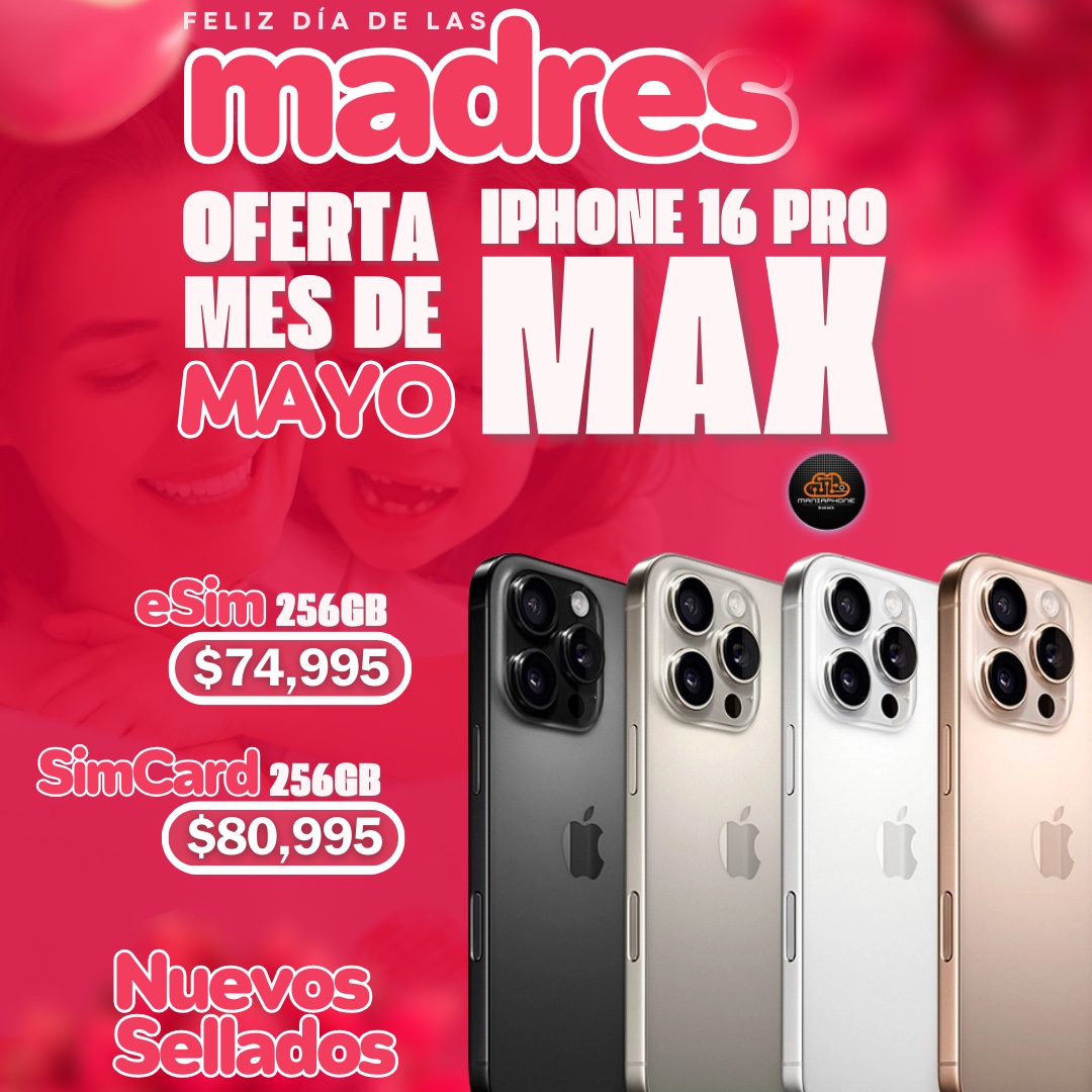 celulares y tabletas - Ofeeta Para Mamá iPhone 16 Pro Max 