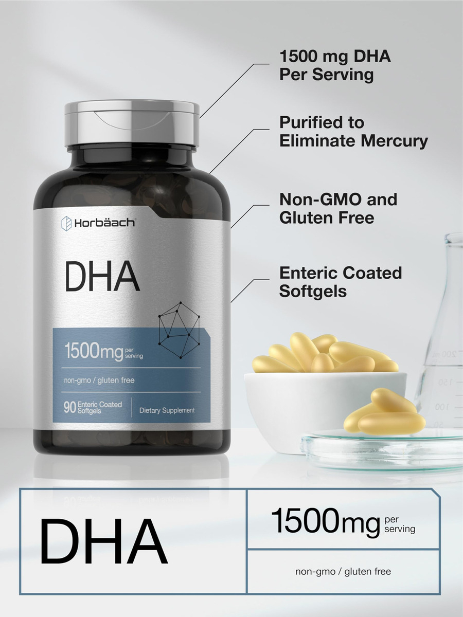 Salud y Equipamiento Médico - Dha 1500mg 90 Cap Horbaach 3