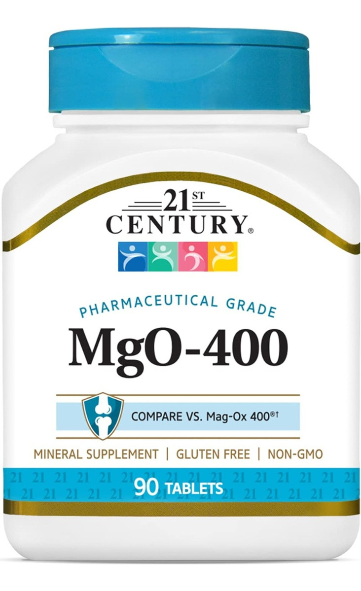 Salud y Equipamiento Médico - Mgo 400 Mg Oxido Magnesio 90 Tb - - Unidad A $1699