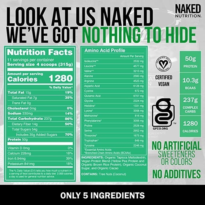 Salud y Equipamiento Médico - Proteina Naked Mass Chocolate - L A $7 - L A $78738 1
