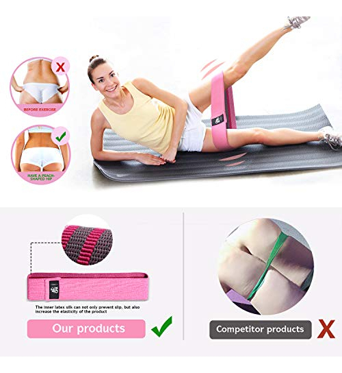 Salud y Equipamiento Médico - Cfx Resistance Bands 3 Juegos, Bucles De Ejercicio Premium C 4
