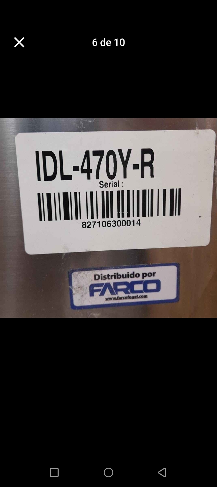 equipos profesionales - NEVERA FARCO , DE OPORTUNIDAD  6