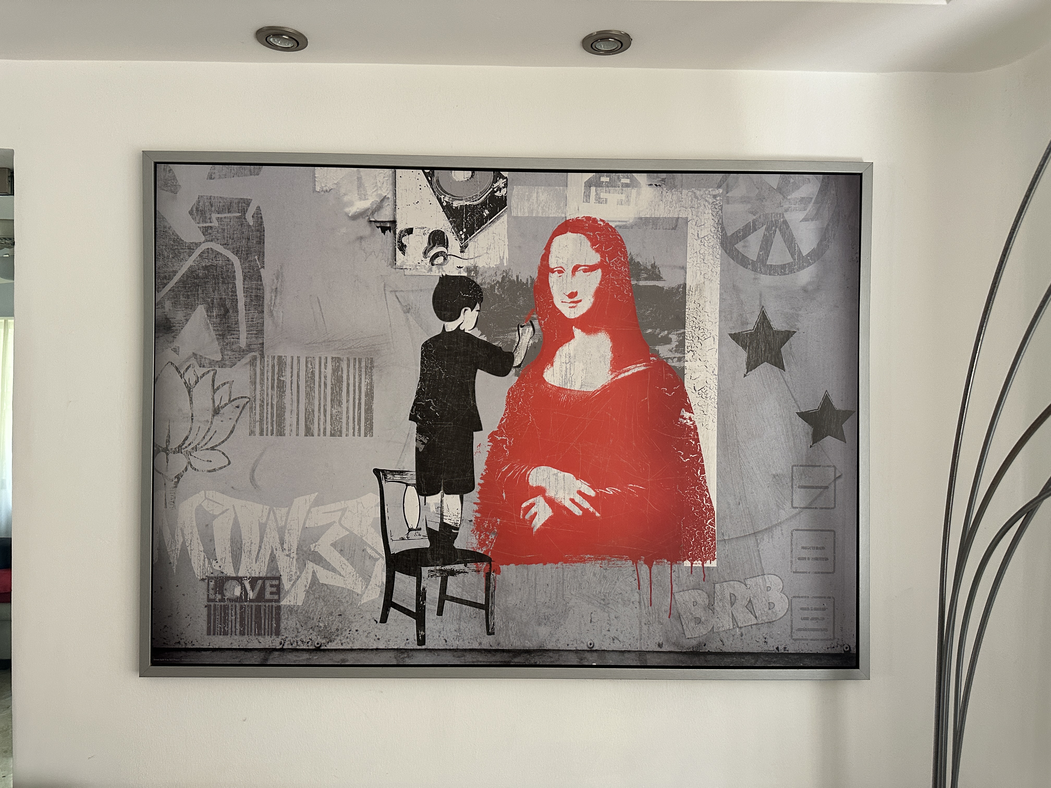 decoración y accesorios - Cuadro Estilo Urbano Pop Art – Mona Lisa Moderna  1