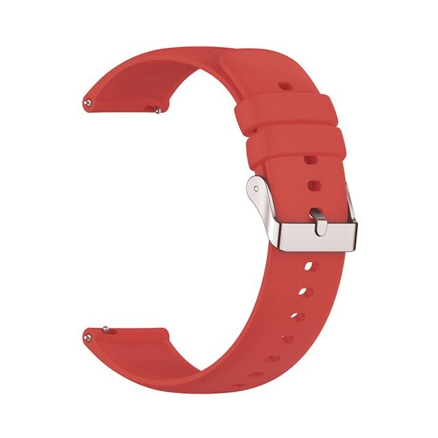 accesorios para electronica - Correa de silicona de 20mm 22mm para reloj inteligente