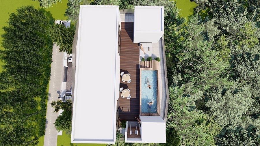 apartamentos - Alquiler de Moderno Apto. complejo residencial en Santiago 3