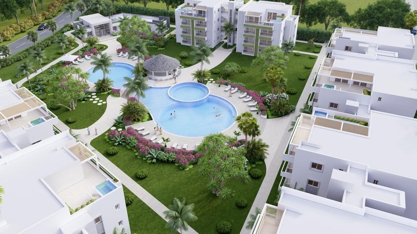 apartamentos - Proyecto en venta La Romana #23-285 dos dormitorios, balcón, muelle propio.
 1