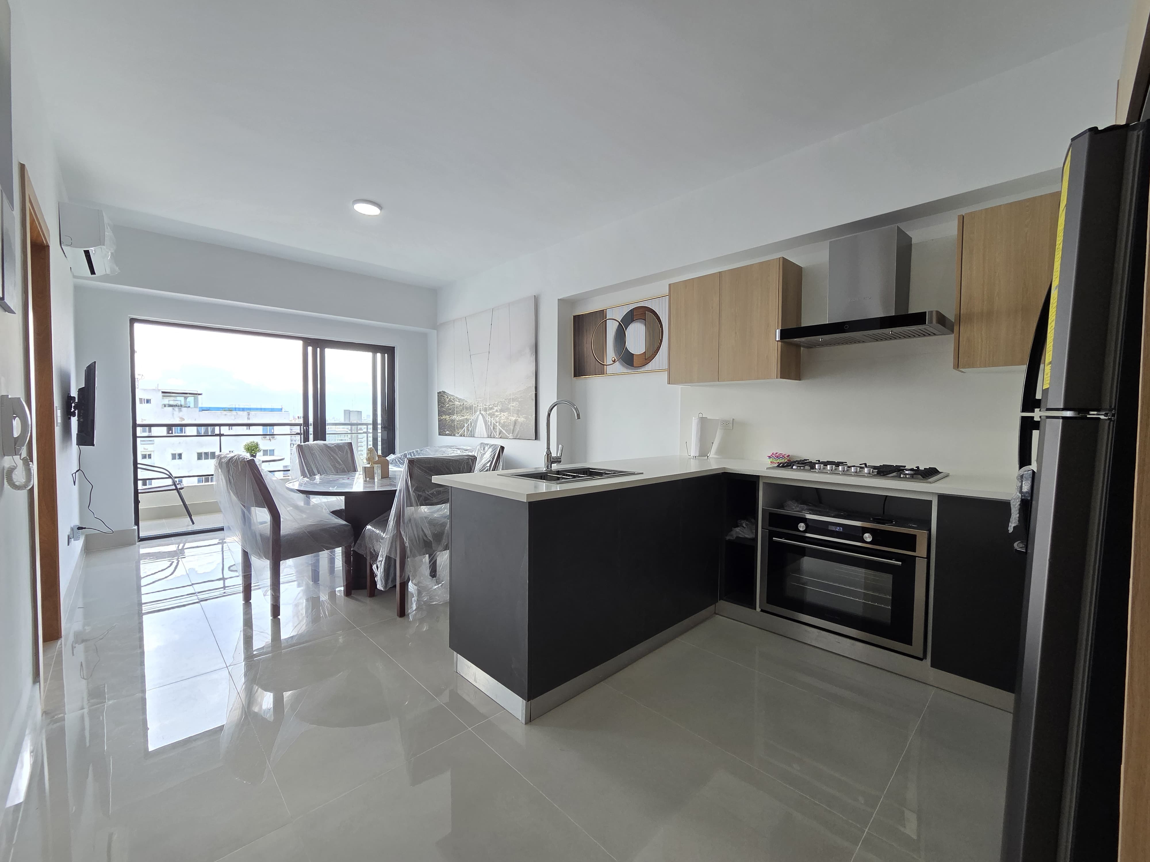 apartamentos - Alquiler apartamento  amueblado nuevo a estrenar e 1