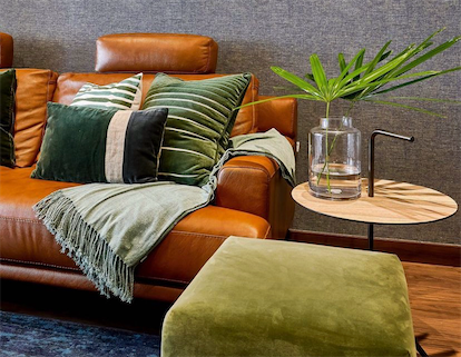 muebles y colchones - Sofa piel italiano 3 personas  1