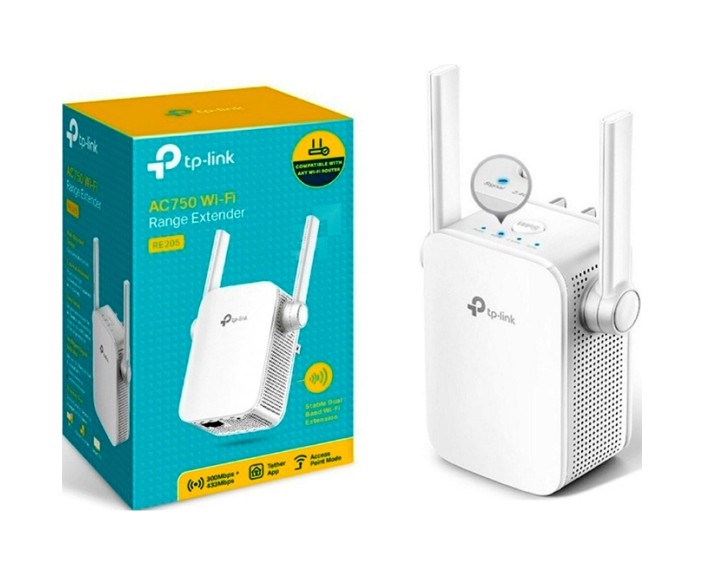 computadoras y laptops - TOTALMENTE NUEVO  REPETIDOR TP-LINK RE205, DIRECTO A LA PARED 2.4GHZ/300MBPS, 5G 1