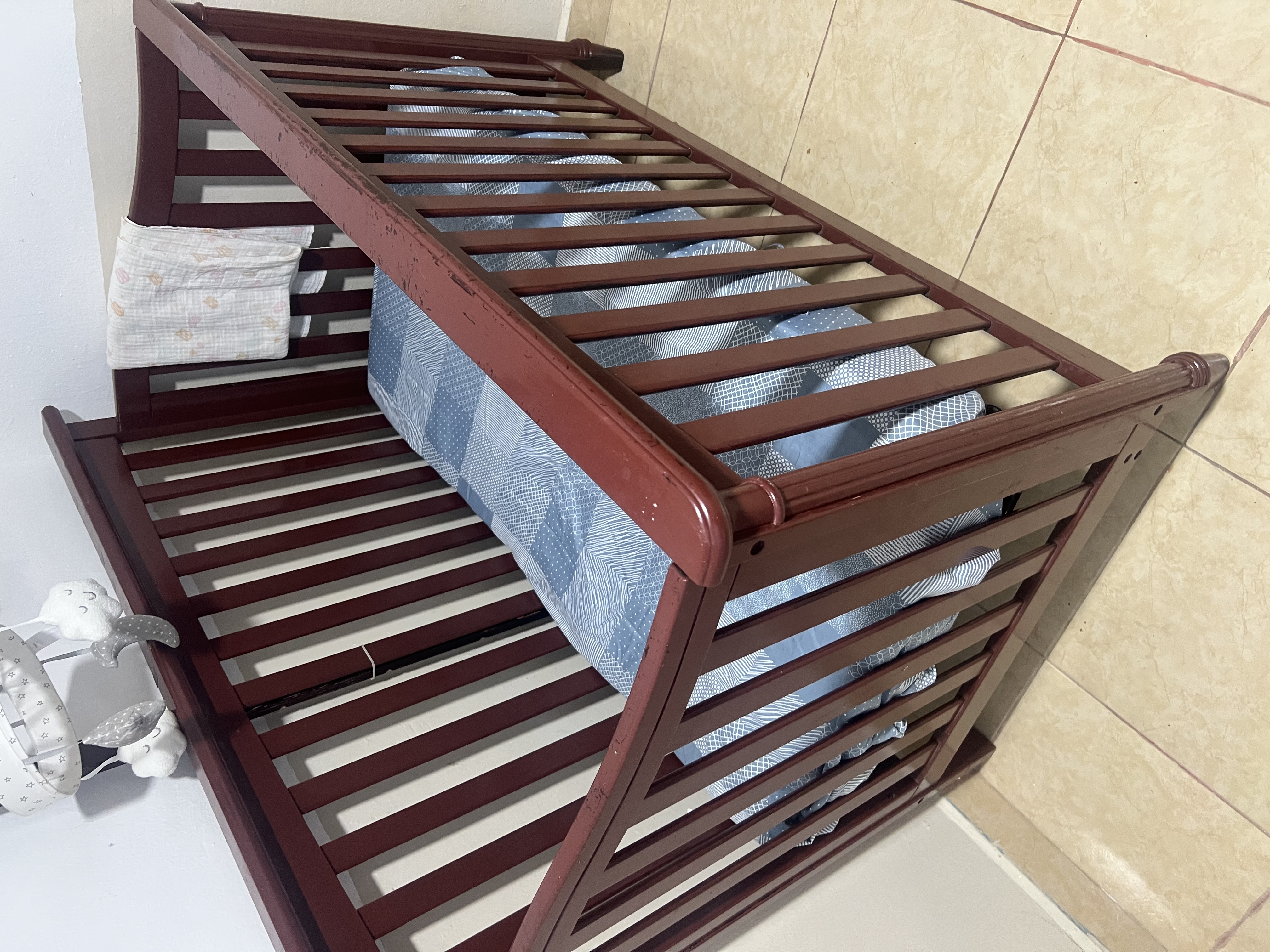 muebles - Cuna cama  de bebe mundo  2