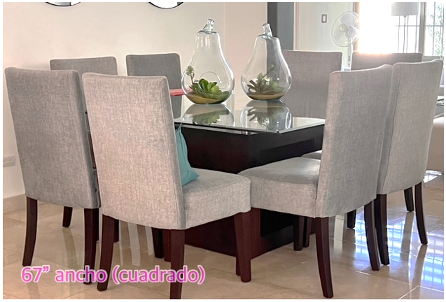 muebles y colchones - Comedor en CAOBA 8 SILLAS 0