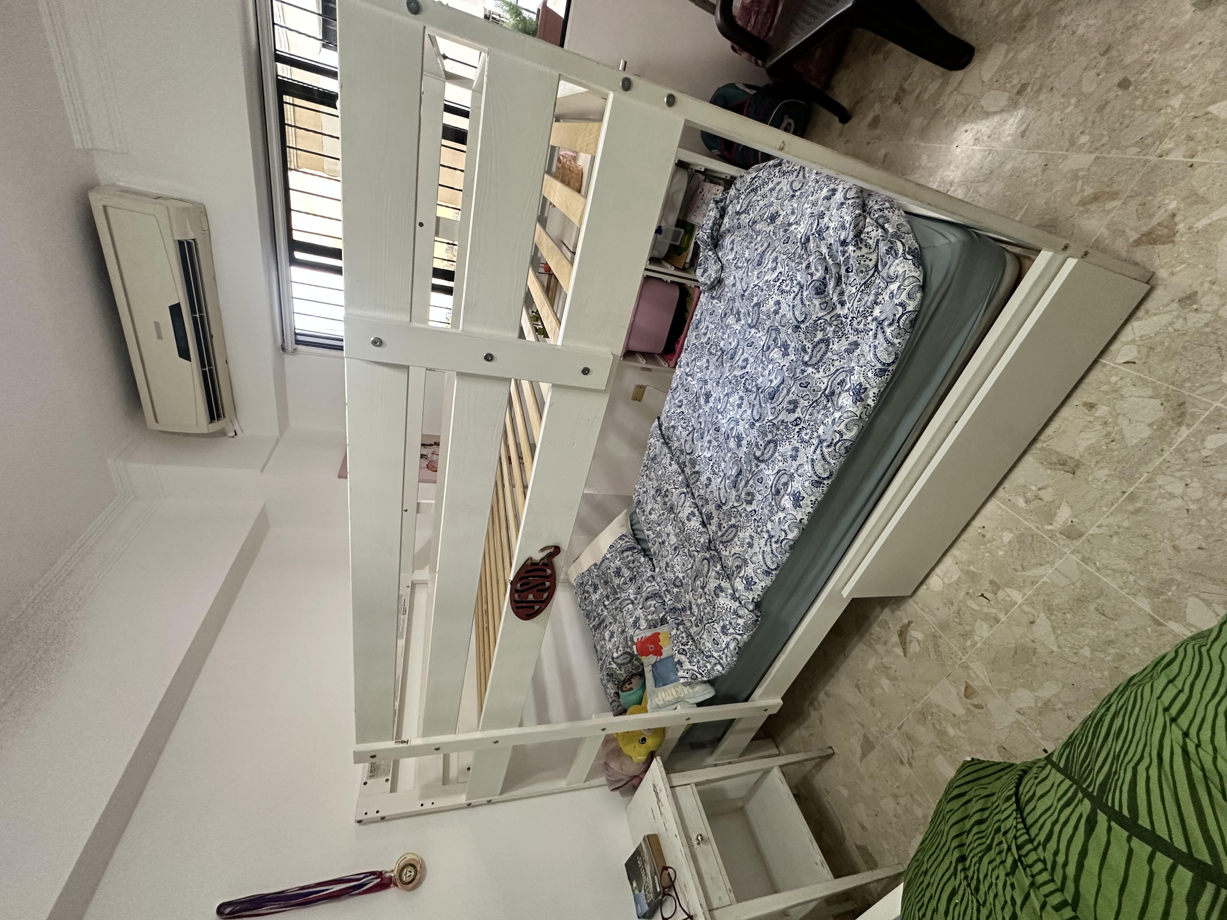 muebles y colchones - Cama Camarote Blanca para niños  0