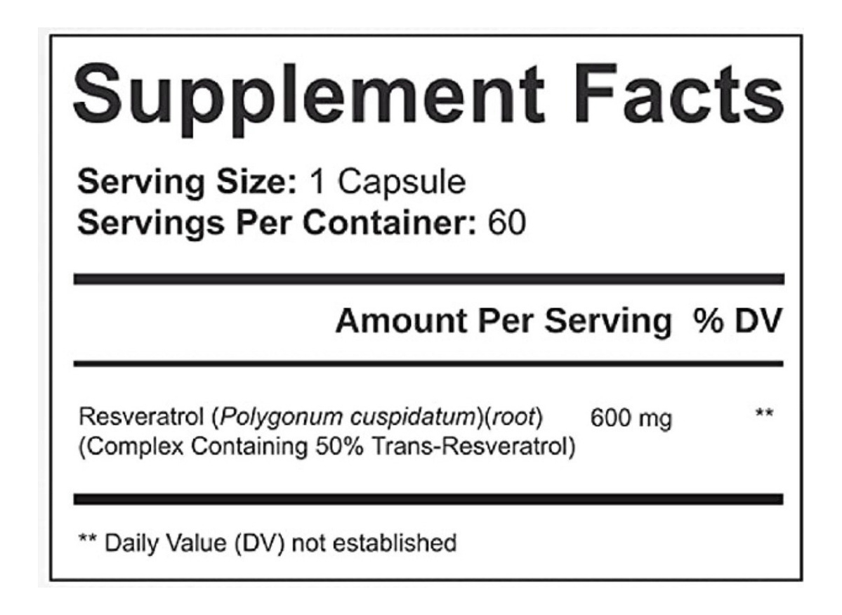 Salud y Equipamiento Médico - Nutracreek Resveratrol 60 caps 1