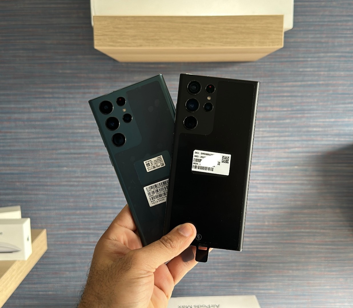 consolas y videojuegos - Vendo Samsung Galaxy S22 ULTRA 128GB Nuevos, Desbloqueados, RD$ 45,995 NEG 0