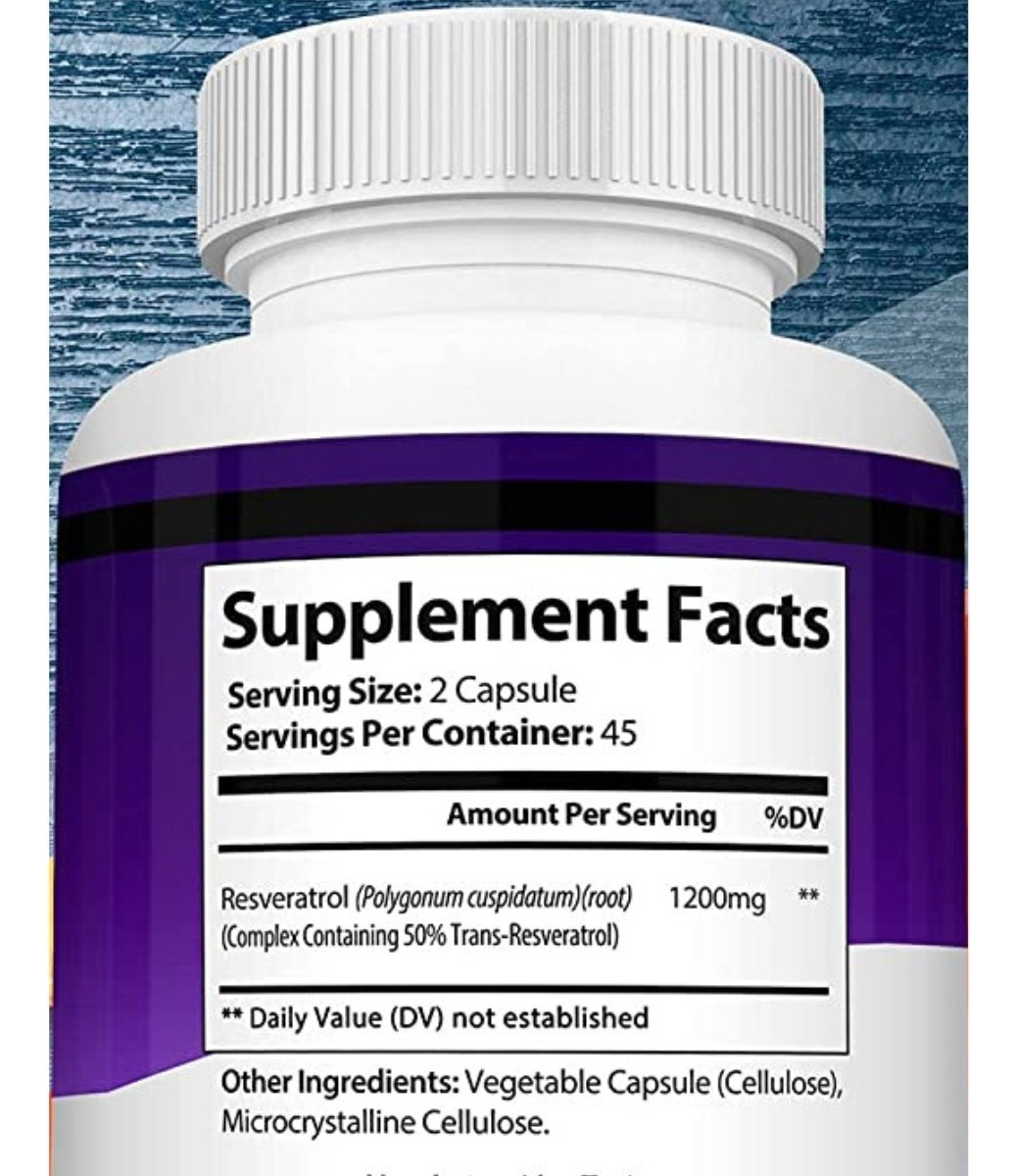Salud y Equipamiento Médico - Resveratrol 90 Caps Toplux 1