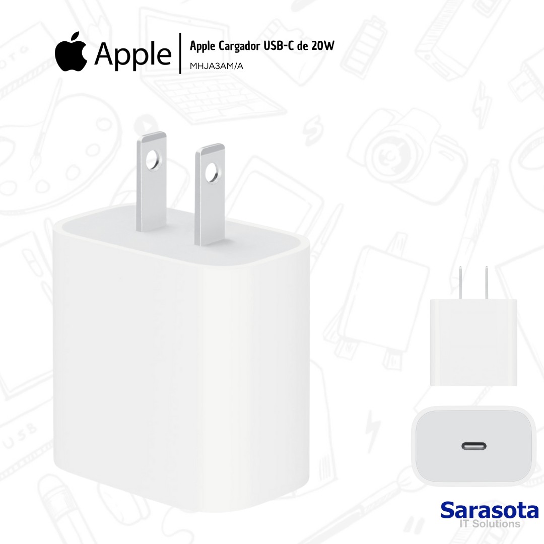 accesorios para electronica - Cargador 20W USB-C Apple MHJA3AM/A 1