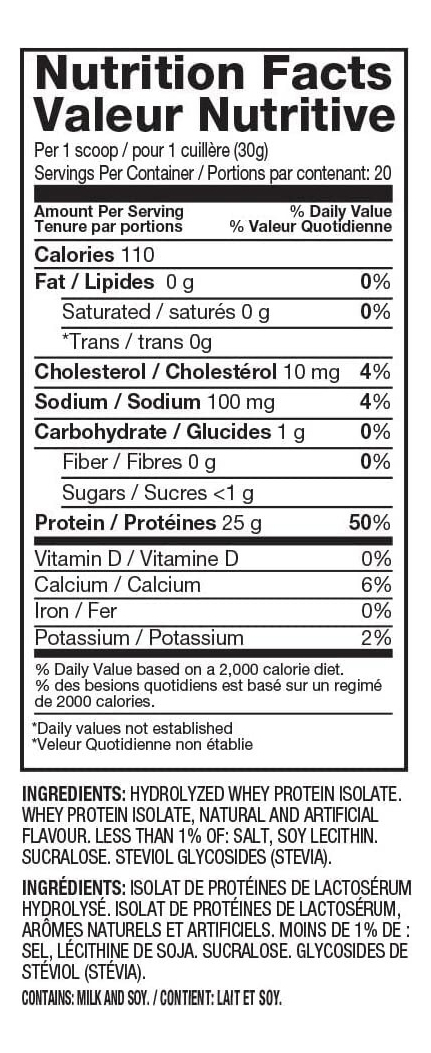 Salud y Equipamiento Médico - Proteina Iso 100 600g Vainilla 1