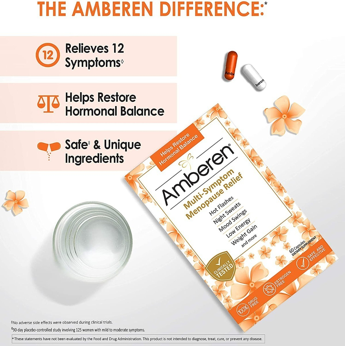 Salud y Equipamiento Médico - Amberen Alivio De La Menopausia Equilibrio Hormonal, 120 Cap 4