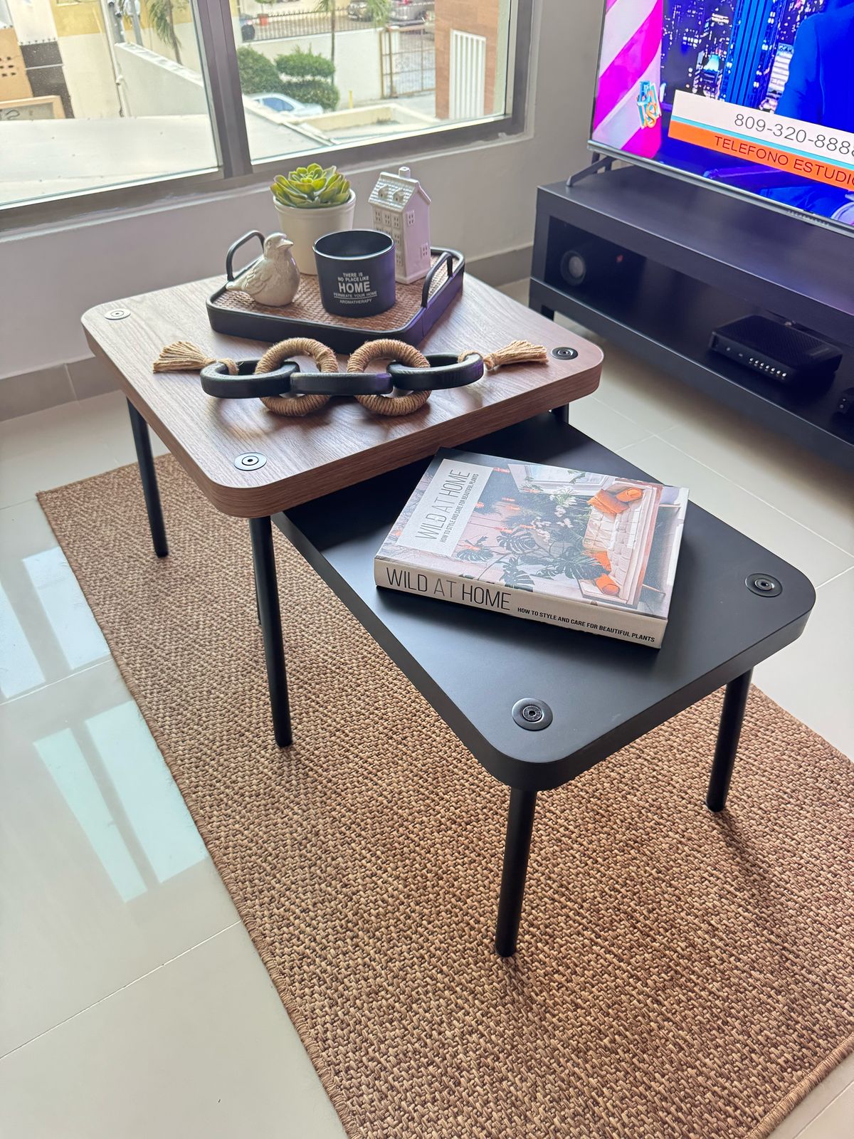 muebles y colchones - Mesa Centro doble para sala 0