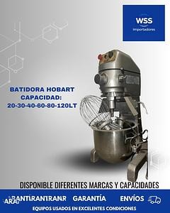 equipos profesionales - Batidora Hobart Capacidad: 20-30-40-60-80-120LT