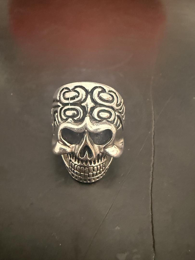 joyas, relojes y accesorios - Anillo Calavera Tribal Vintage – Acero Inoxidable | Estilo Biker. Negociable 0