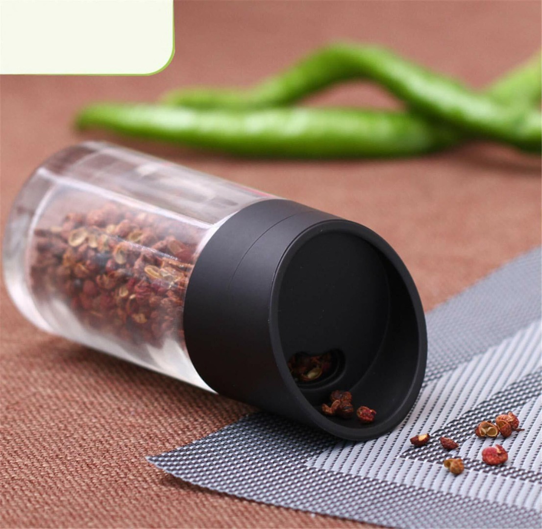 cocina - Especiero 12 piezas Botellas giratorias 360 grados Set de acero inoxidable 7