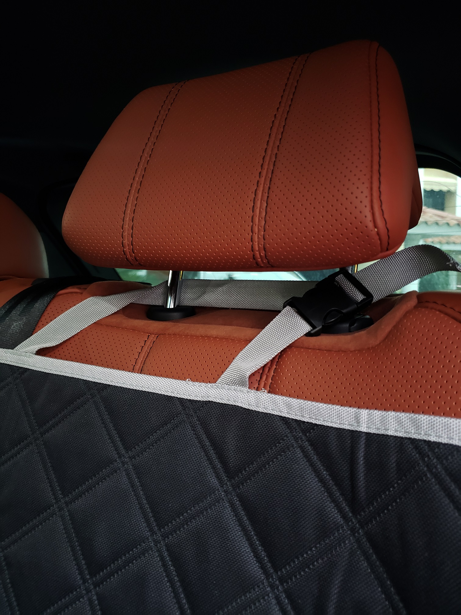 accesorios para vehiculos - Protector de asientos para perros 3