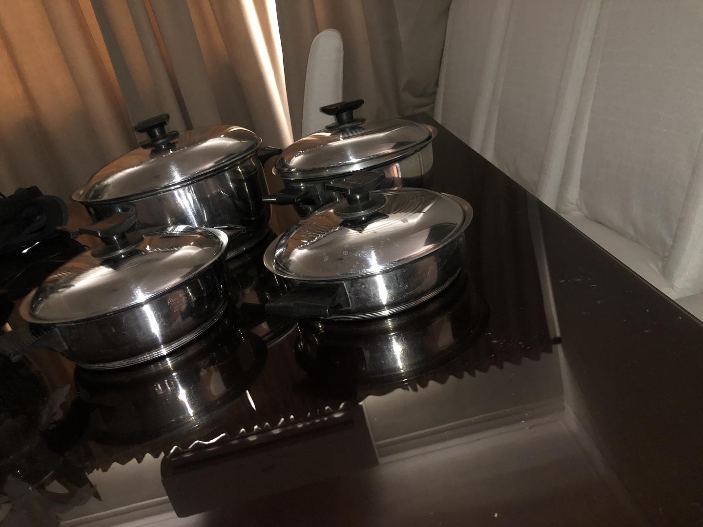 cocina - Juego de 4 ollas marca Rena Ware quirúrgica  6