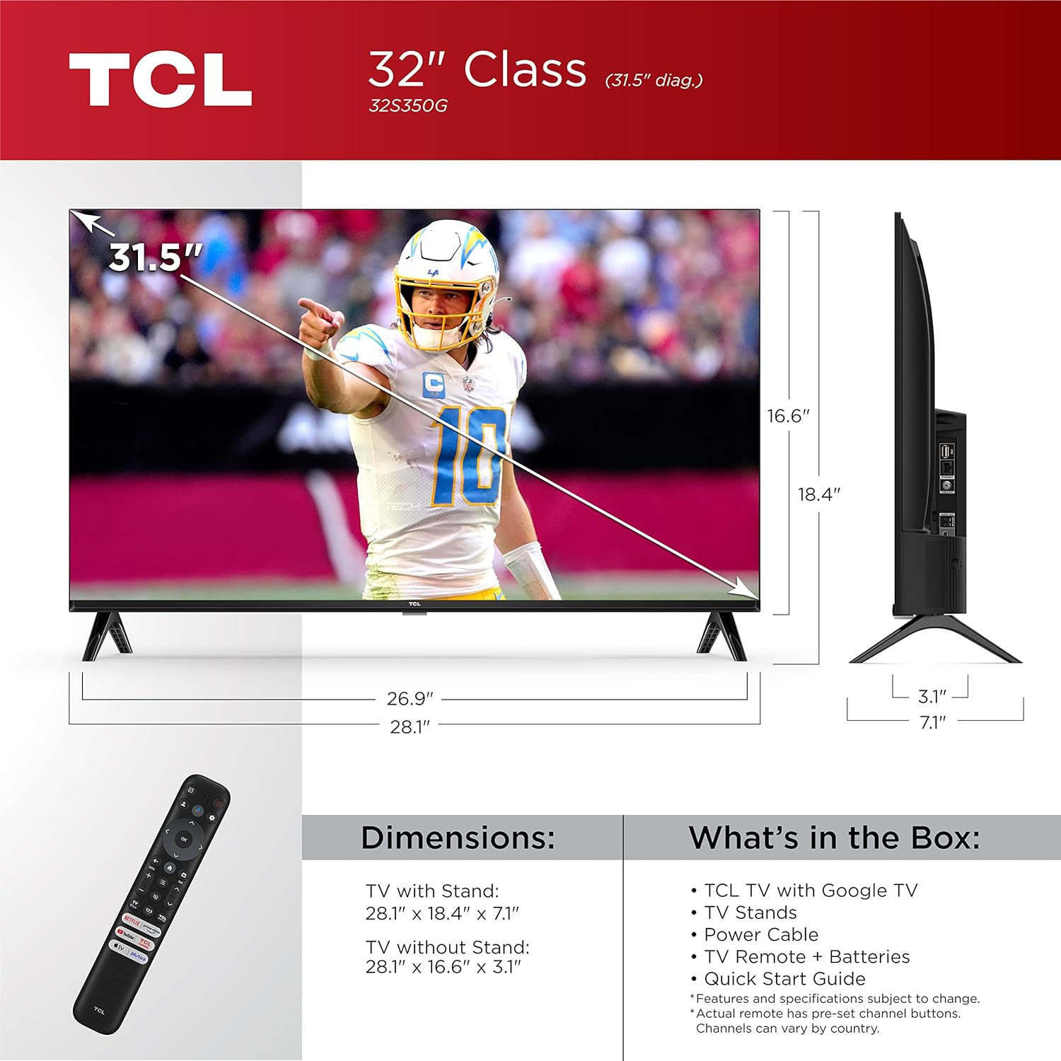 tv - TV TCL ANDROID GOOGLE TV CON BLUETOOTH 32 PULGADA 4