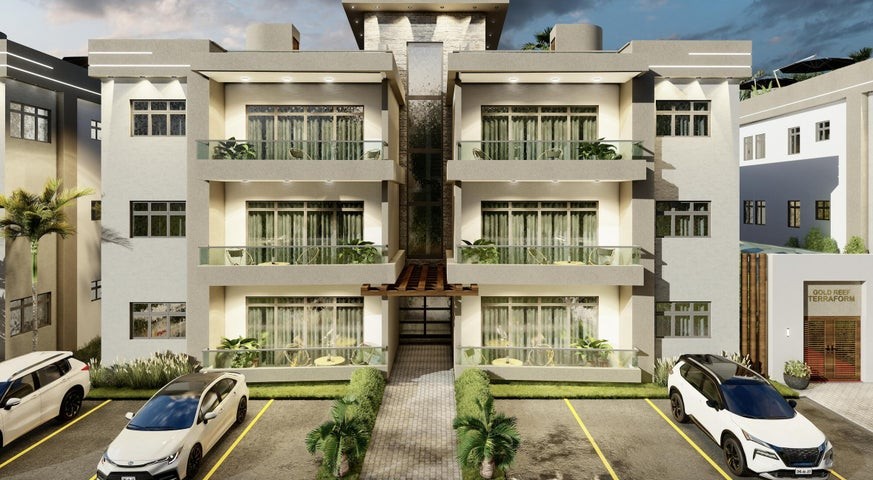 apartamentos - Proyecto en venta Punta Cana #24-70 dos dormitorios, piscina, ascensor, Gym. 4