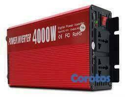plantas e inversores - POWER INVERTER 4000W - CONVERTIDOR DE 12V A 110V  2