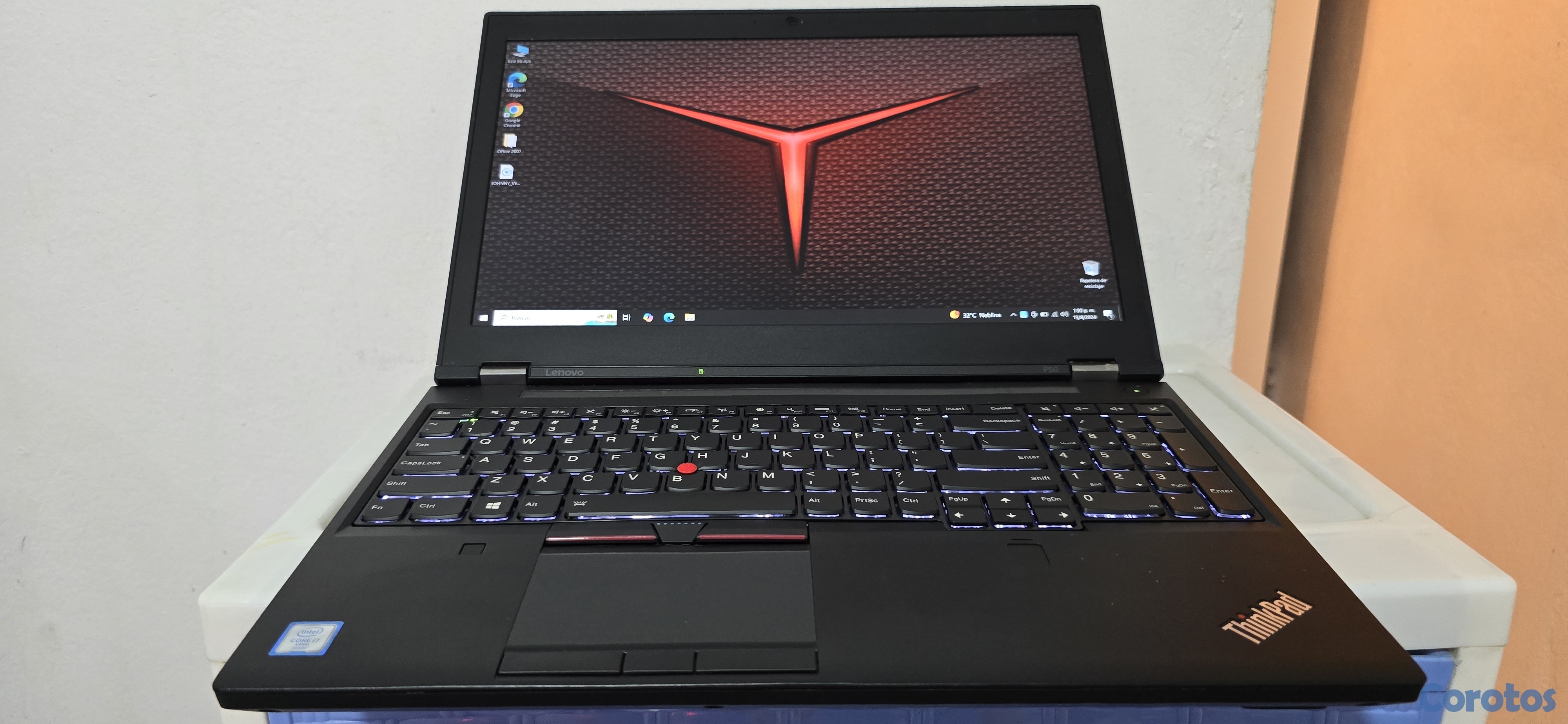 computadoras y laptops - lenovo p50 17 Pulg Core i7 Ram 16gb ddr4 Disco 512gb ssd Nvidea 12gb 4