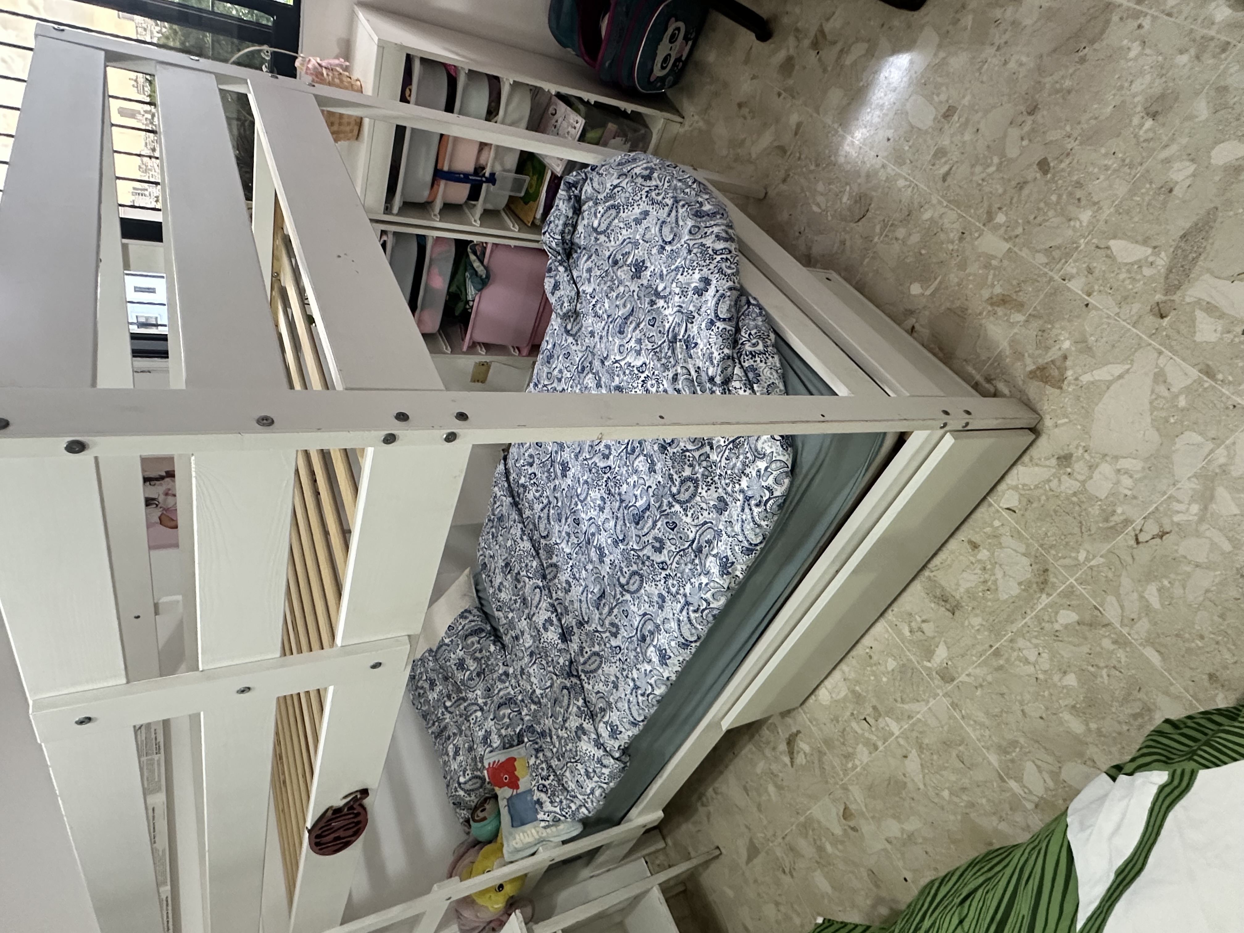 muebles y colchones - Cama Camarote Blanca para niños  1
