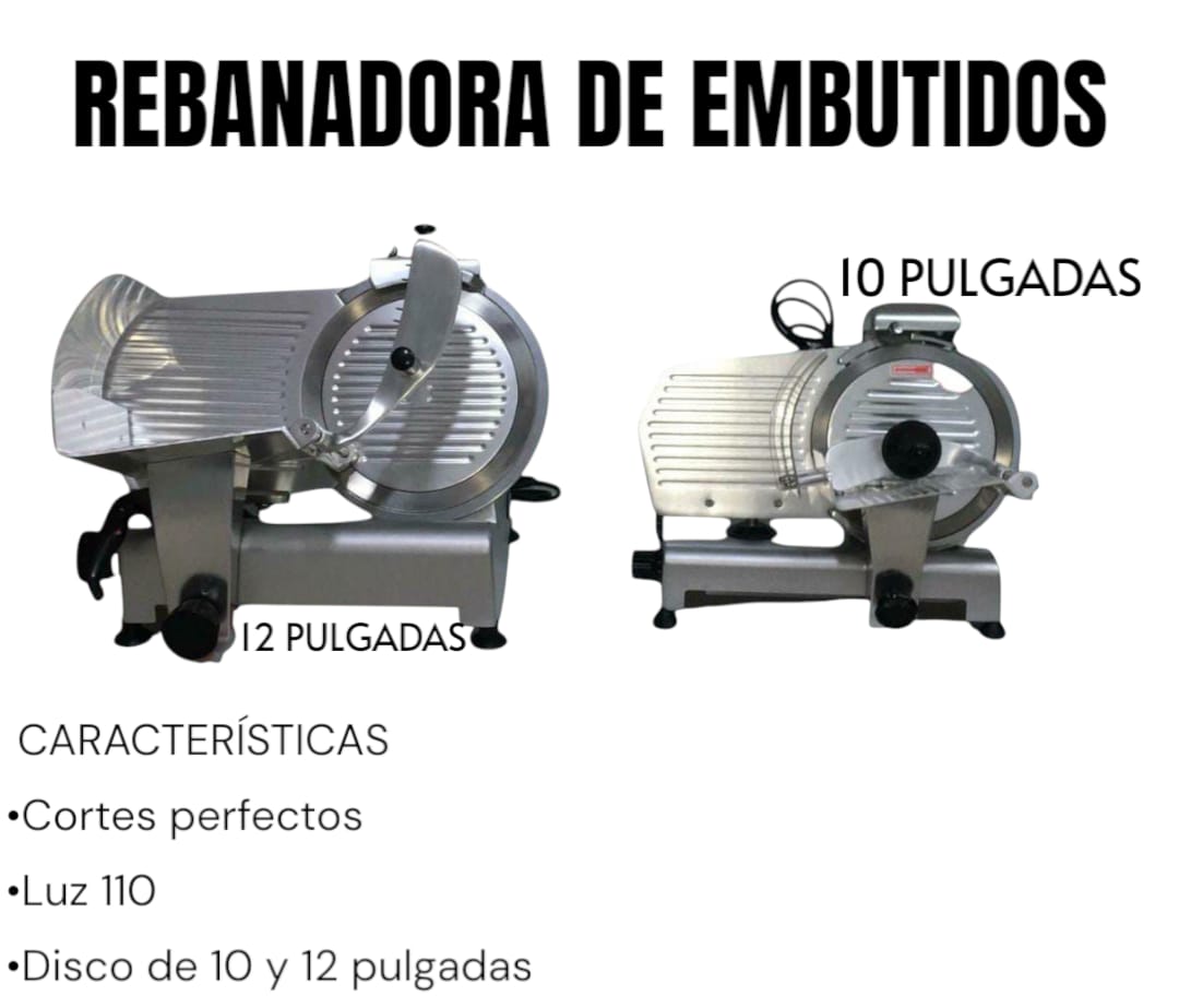 cocina - REBANADORA DE 10 Y 12 PULGADAS