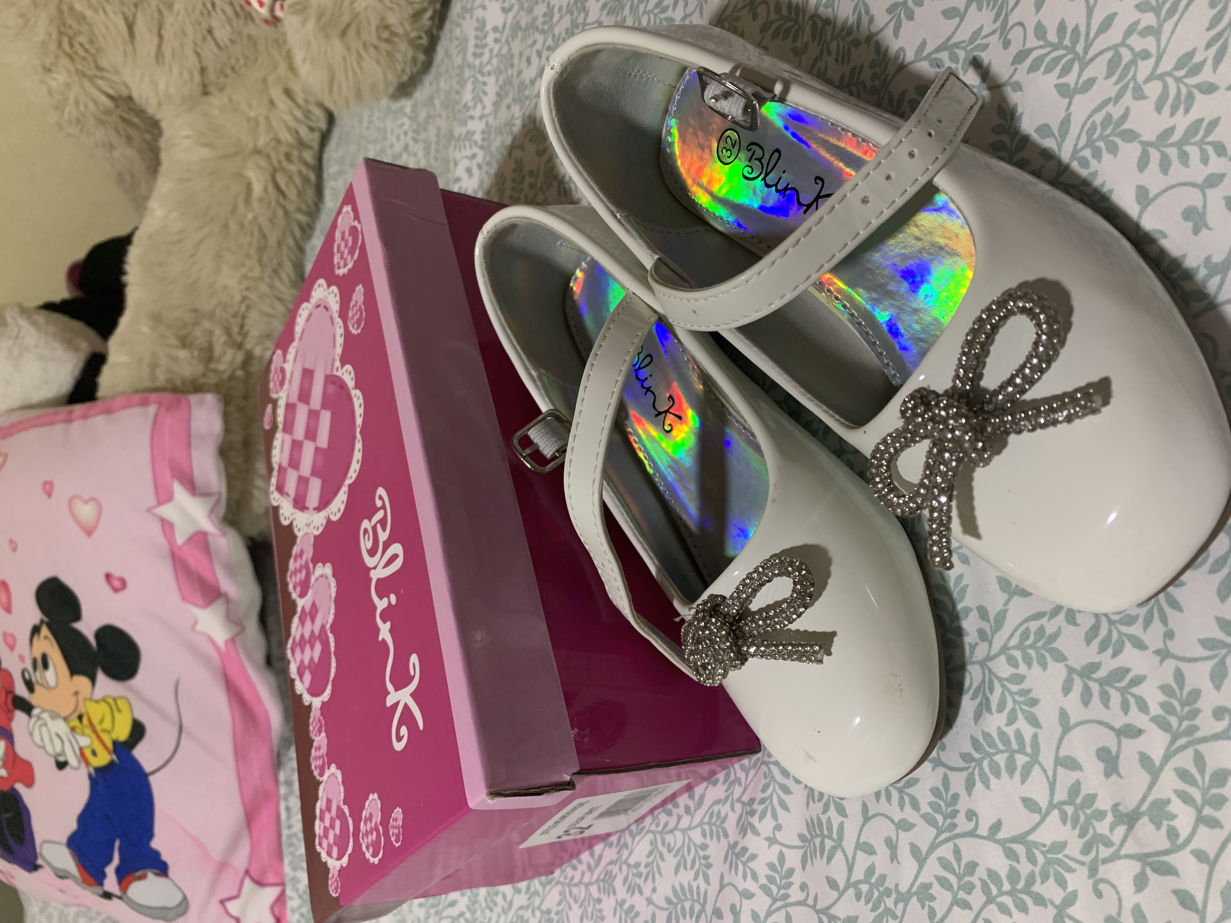 ropa y zapatos - Zapatos blanco de niña 0