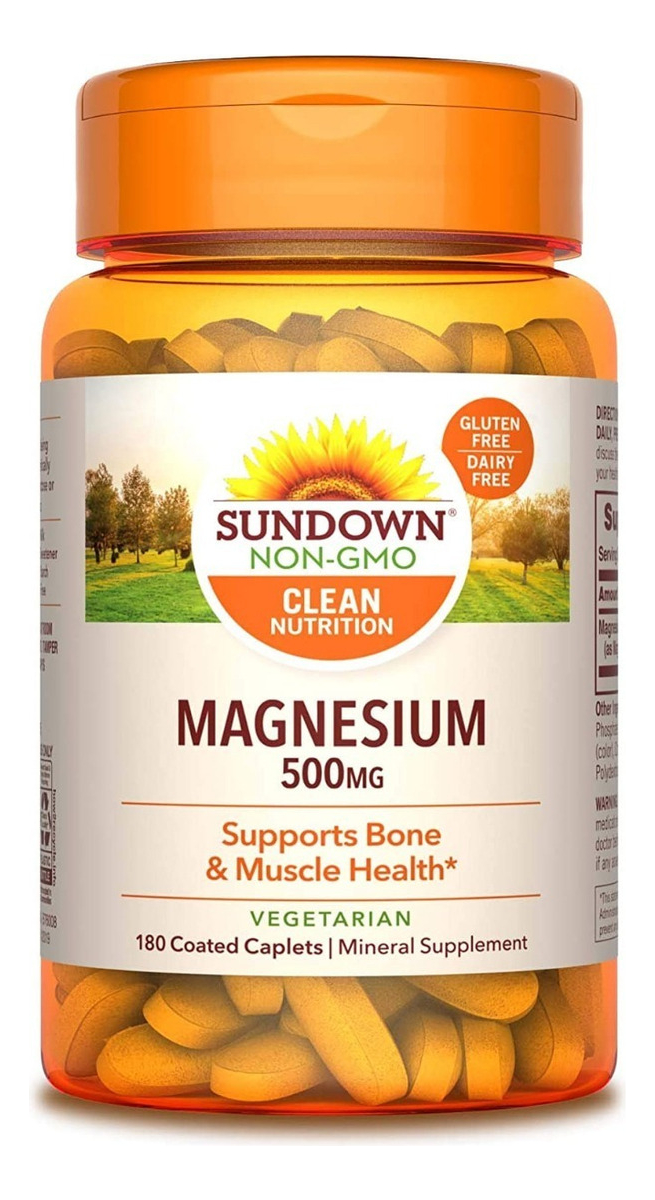Salud y Equipamiento Médico - Magnesio 500 Mg Sundown 180 Cáp 0