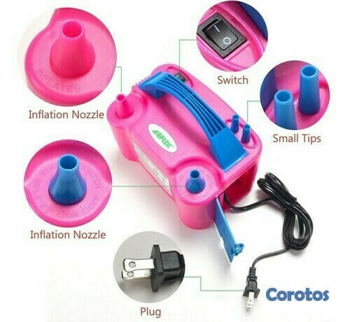 accesorios - Bomba de aire para inflar globos vejigas 4