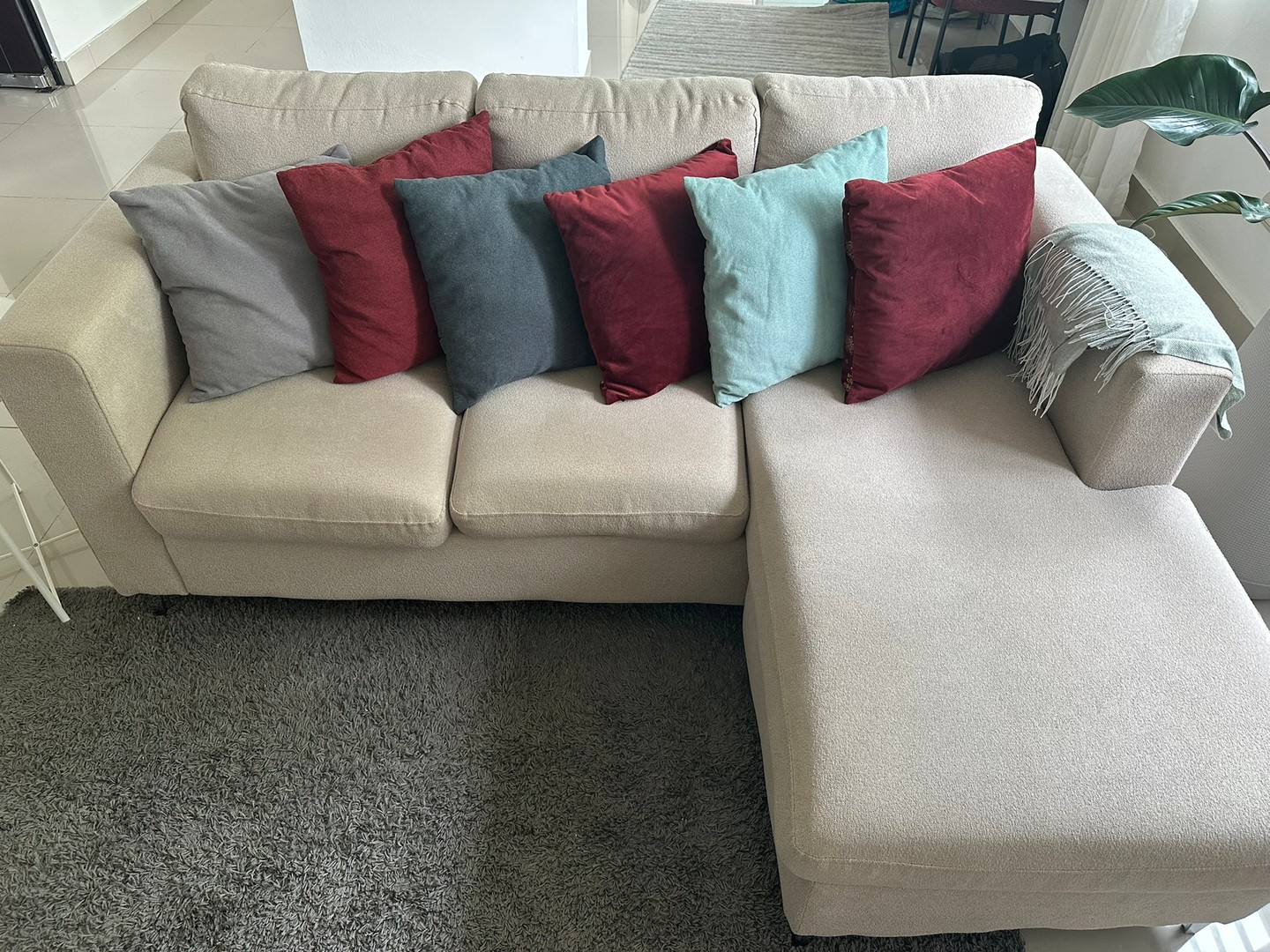 muebles y colchones - SOFA SECCIONAL DE 3 PLAZAS 0