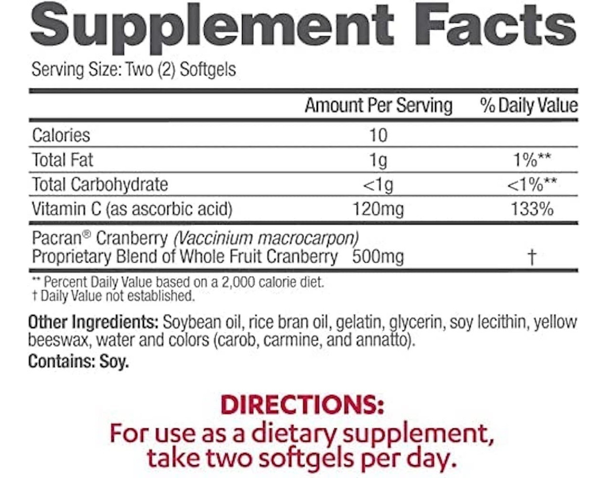Salud y Equipamiento Médico - Cranberry 100 Caps 500mg Azo - Uni - Unidad A $1574 1