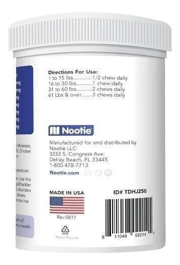 Salud y Equipamiento Médico - Glucosamina Condroitina Con Tumeric Para Perros - 250 Dosis 2