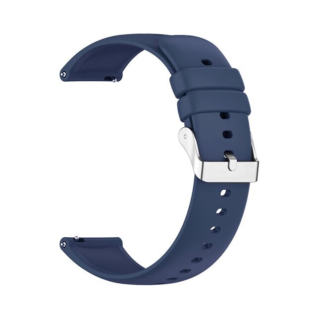 accesorios para electronica - Correa de silicona de 20mm 22mm para reloj inteligente 3