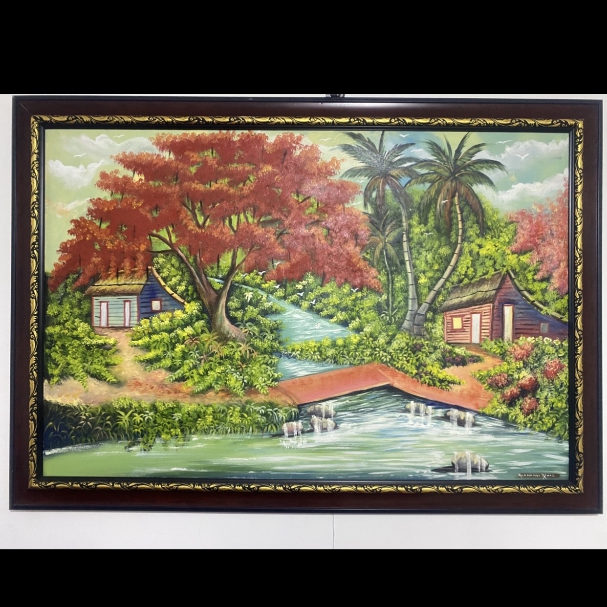 decoración y accesorios - Cuadro de paisaje 