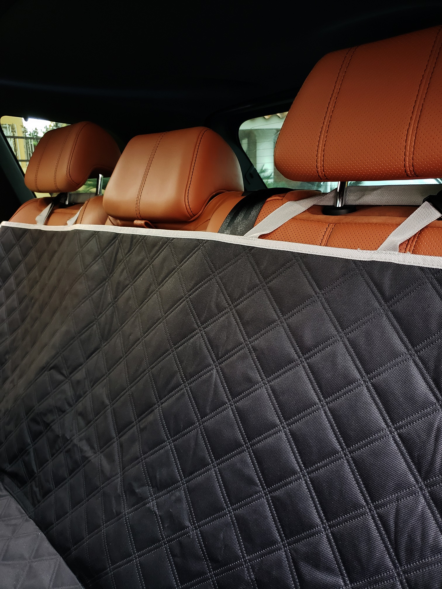 accesorios para vehiculos - Protector de asientos para perros 4