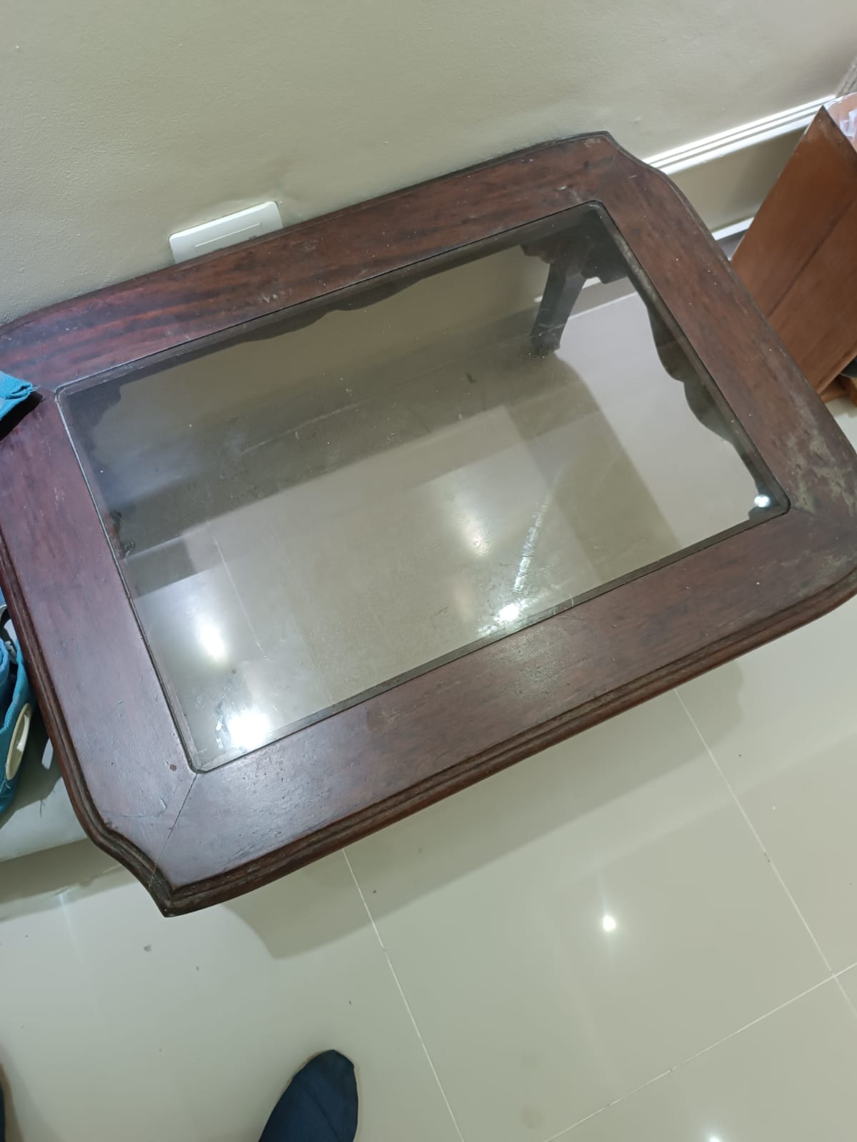 decoración y accesorios - Mesa de centro en caoba 0
