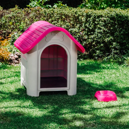 animales y mascotas - CASA PARA PERROS MQ MÁS PLATO GRATIS ***NUEVA*** 3 colores a elegir