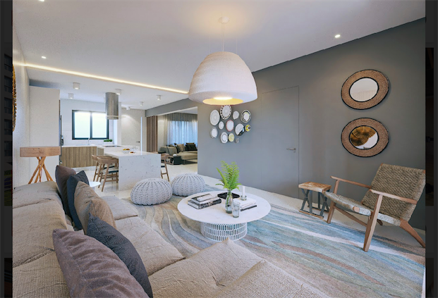 apartamentos - Venta de apartamentos en cap cana con piscina vista gold  residences 3