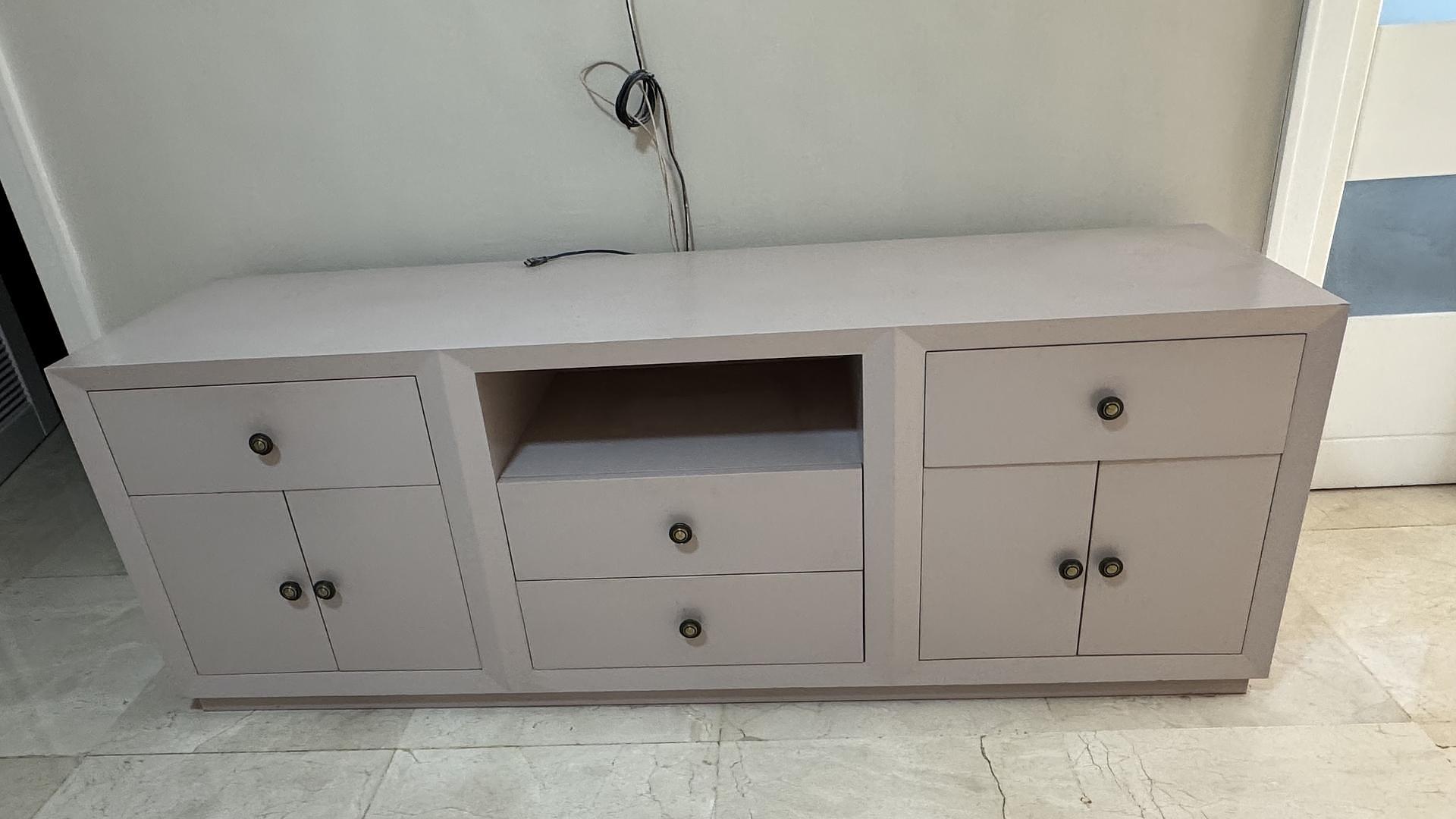 muebles y colchones - excelente condiciones mueble credenza madera caoba auténtica laqueada.   0