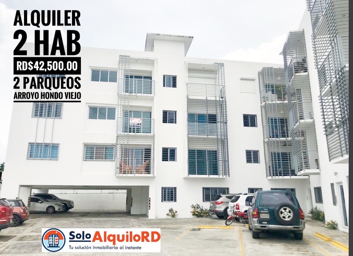 apartamentos - ALQUILO APTO EN ARROYO HONDO VIEJO FRENTE AL SUPER NACIONAL  (el nuevo)