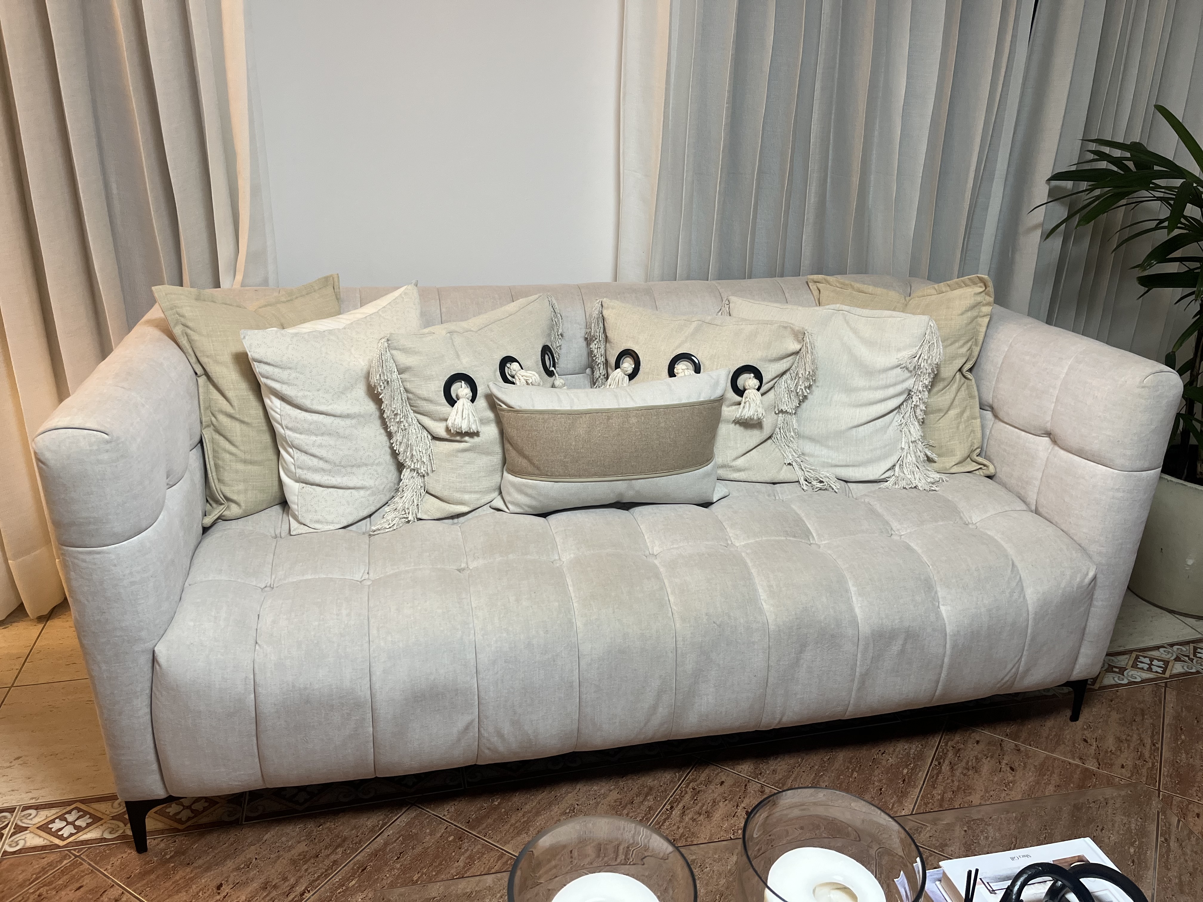 muebles y colchones - Sofá Sala para 4 personas 1